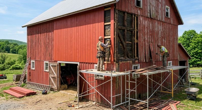 Barn Siding Replacement in Conover, NC
