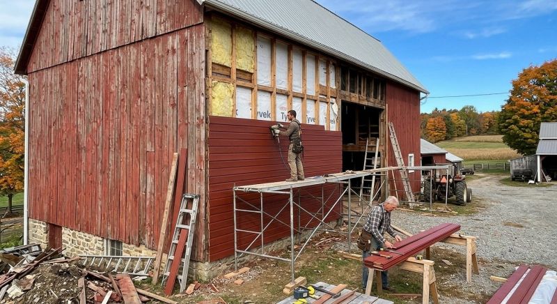 Barn Siding Replacement in Harmony, NC