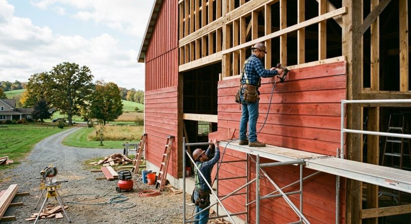 Barn Siding Replacement in Hickory, NC