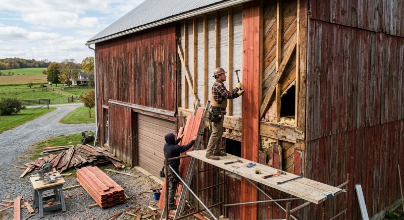 Barn Siding Replacement in Wilkesboro, NC