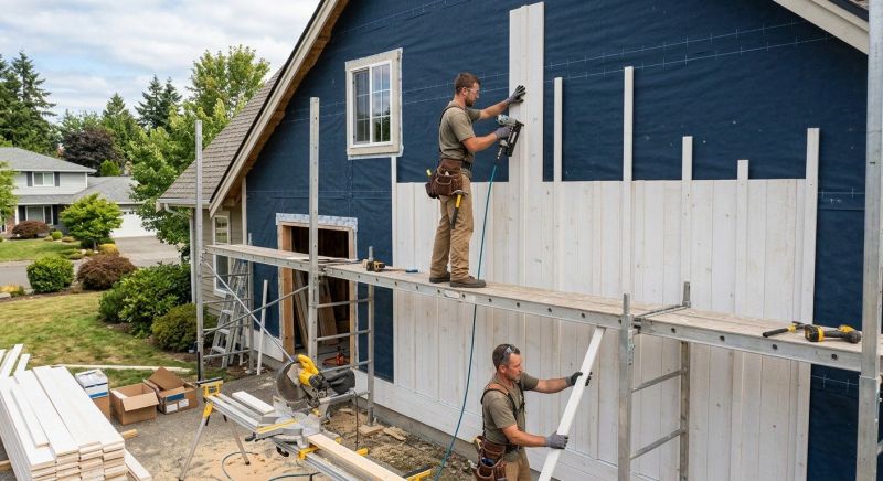 Batten Siding Installation in Newton, NC