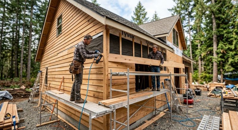 Cedar Cladding Installation in Iredell County, NC