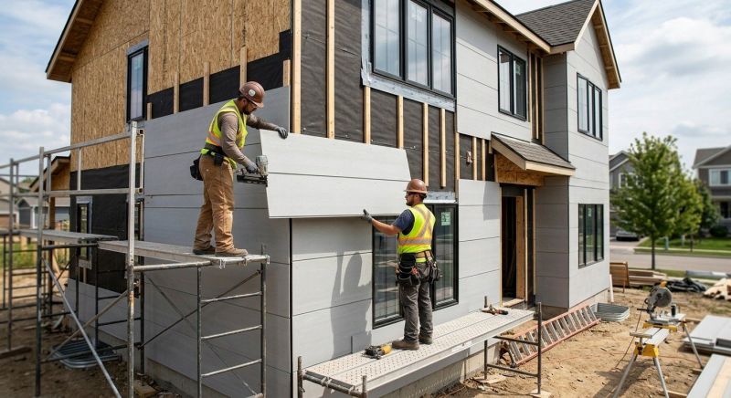 Cement Siding Installation in Davie County, NC