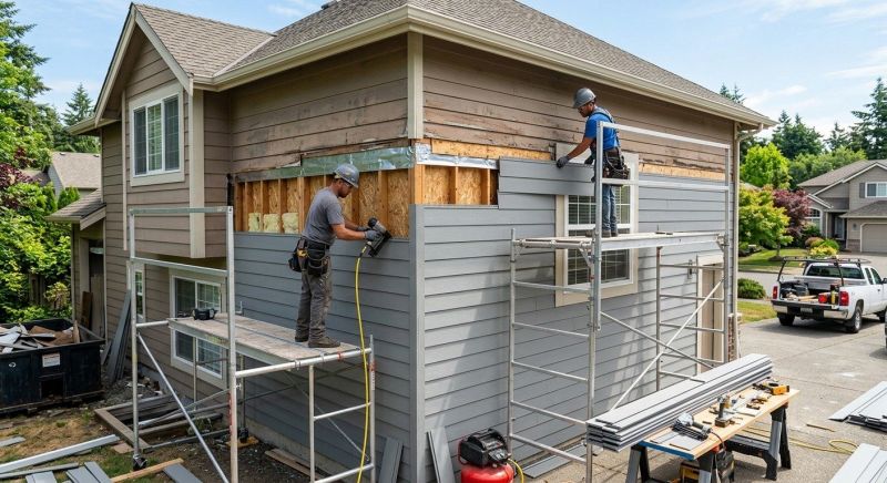 Cement Siding Replacement in Troutman, NC