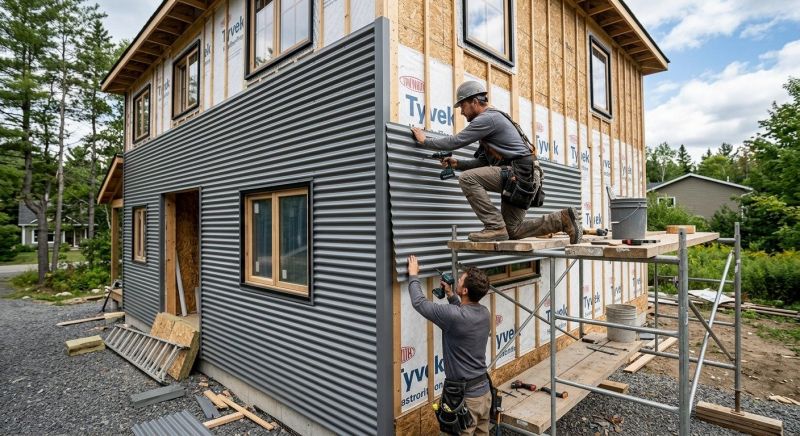 Corrugated Siding Installation in Iredell County, NC