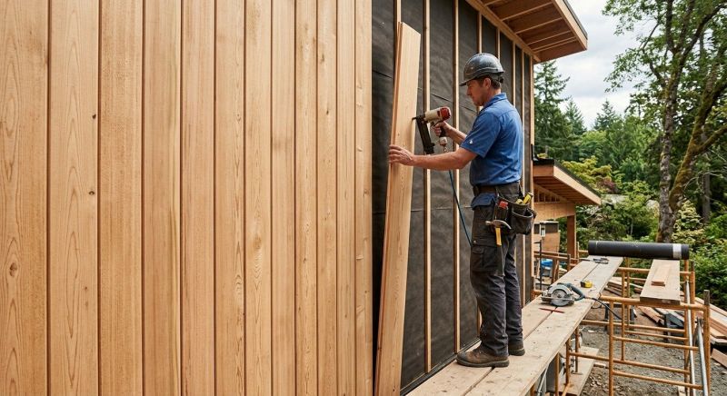 Faux Wood Siding Installation in Troutman, NC