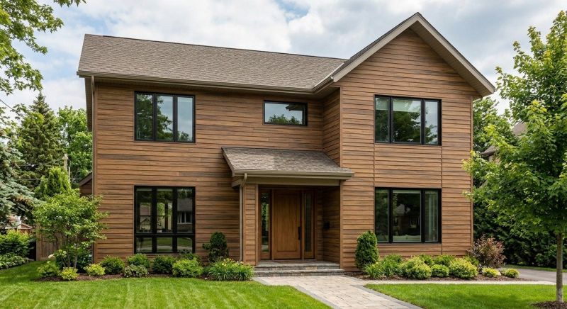 Faux Wood Siding Installation in Wilkesboro, NC