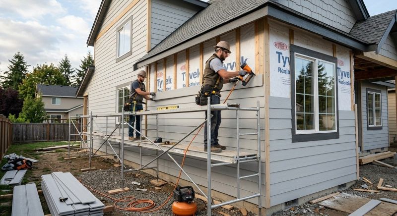 Fiber Siding Installation in Davie County, NC