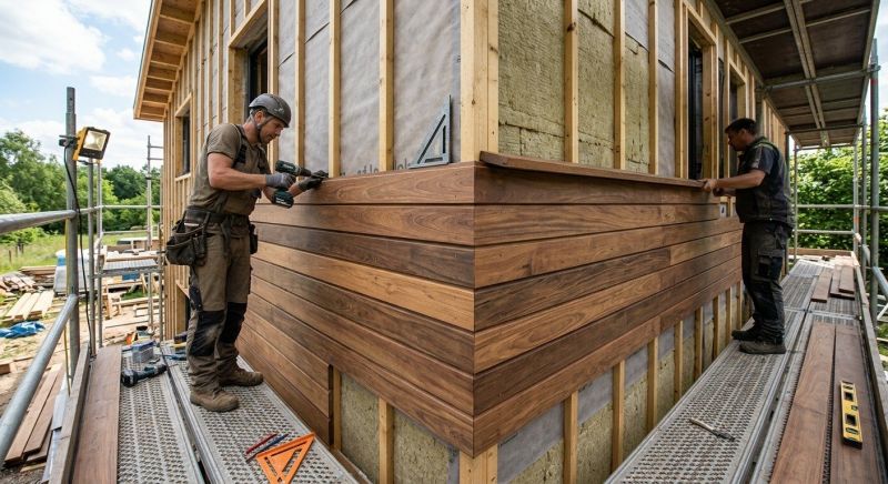 Hardwood Siding Installation in Davie County, NC