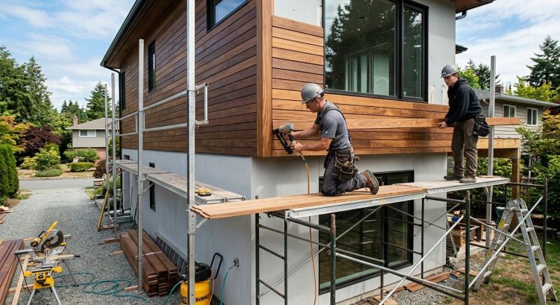 Hardwood Siding Installation in Harmony, NC