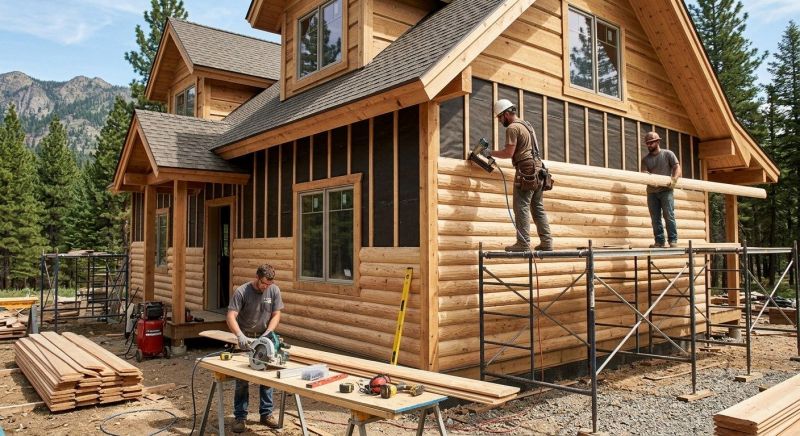 Log Siding Installation in Catawba County, NC