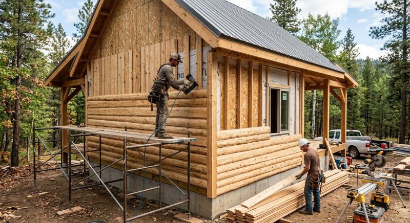 Log Siding Installation in Catawba, NC