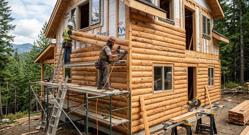Log Siding Installation in Iredell County, NC