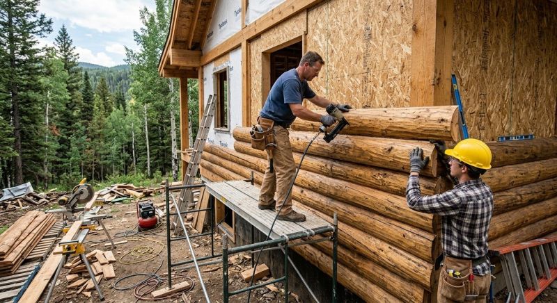 Log Siding Installation in Mooresville, NC