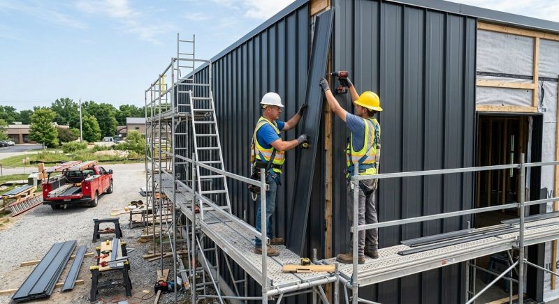 Metal Siding Installation in Davie County, NC