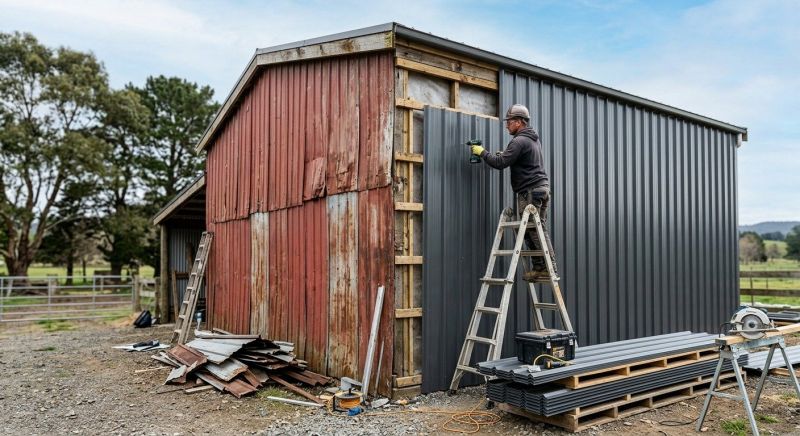Metal Siding Replacement in Troutman, NC