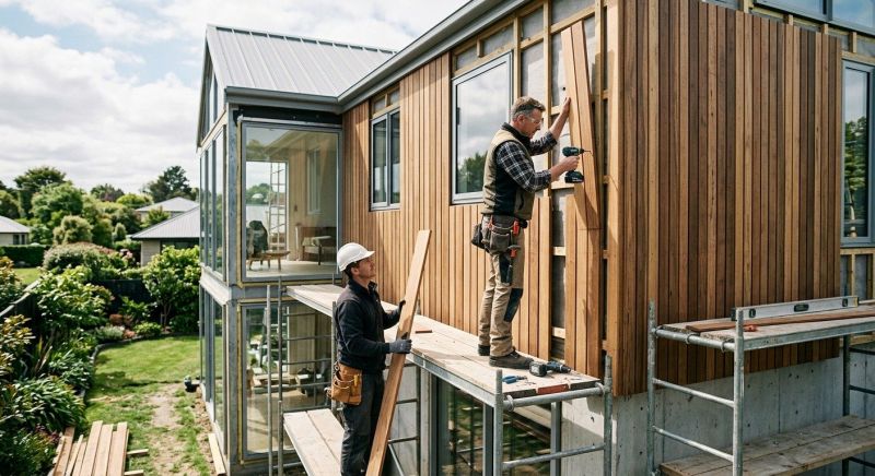Wood Cladding Installation in Catawba County, NC