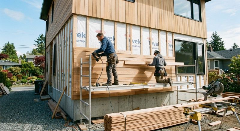 Wood Cladding Installation in Statesville, NC