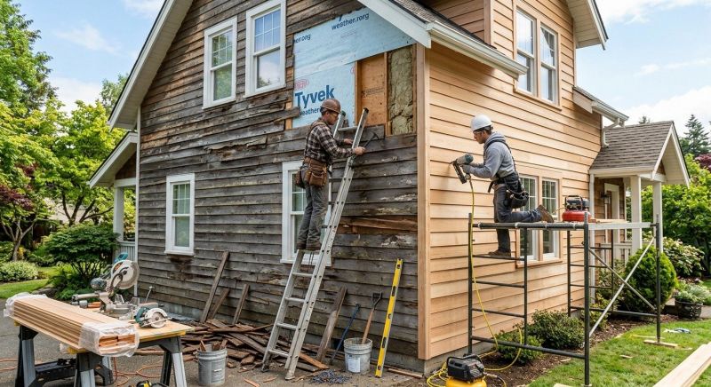 Wood Siding Installation in Harmony, NC