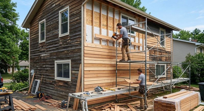 Wood Siding Installation in Statesville, NC